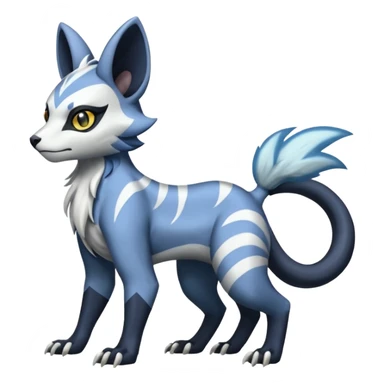 Genet-Absol-Zeraora-Primagen-fusion-creature  sticker