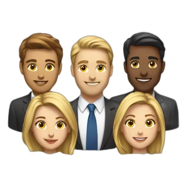 corporate team sticker