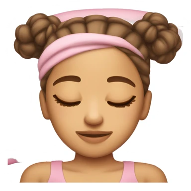 Ariana Grande sleeping sticker