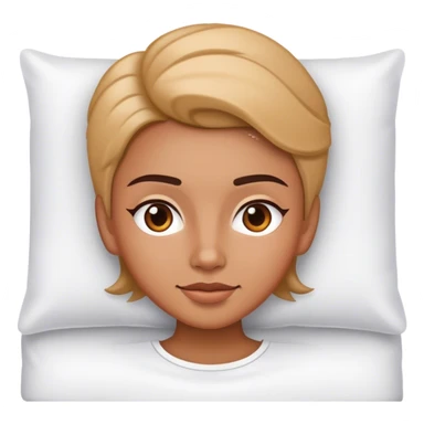 Glam white hotel bed sticker