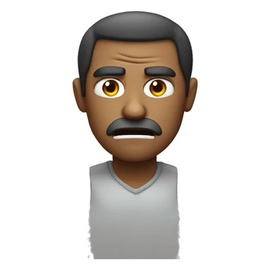 a man who is angry sticker