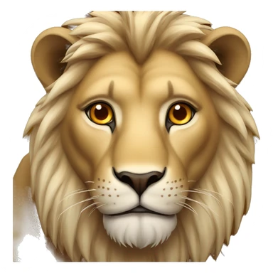 Lion avec yeux rouges sticker