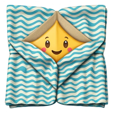 flapped patterned napkin sticker