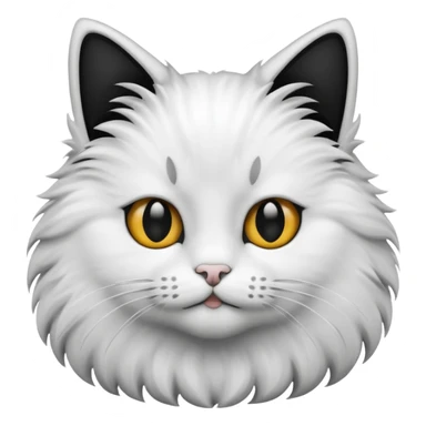 Purrfect Monochrome sticker