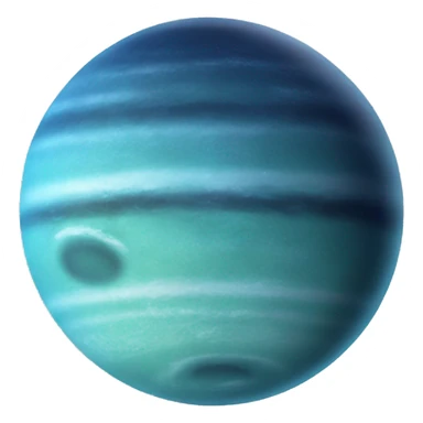 Planet neptune very bl sticker