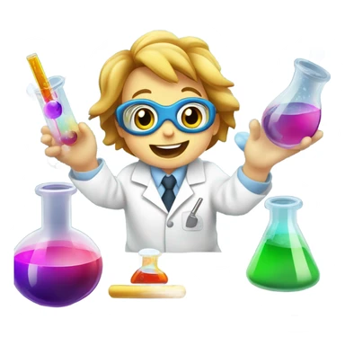 Kid chemist ￼ sticker
