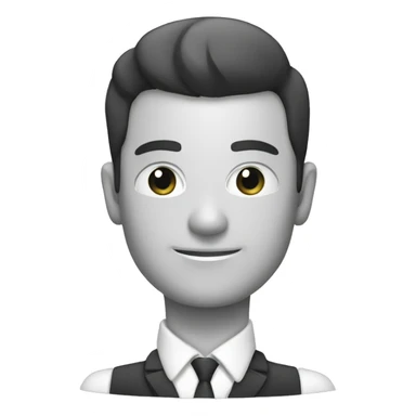 Black and White - Risk and Property Management sticker