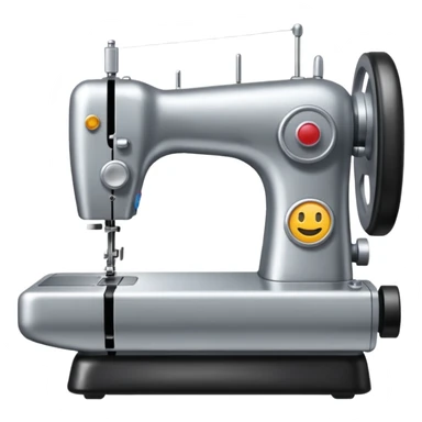 Creame un emoji de una maquina de coser sticker