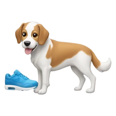 Dog with airmaxpro sticker