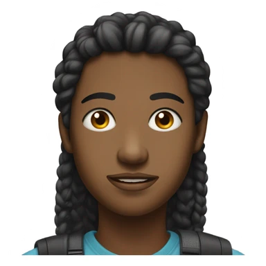 face portrait travel sticker