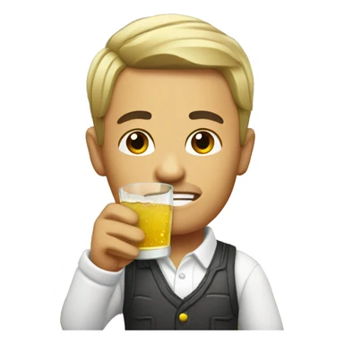 Drinking tequila  sticker