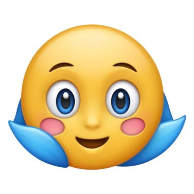 Um laço azul sticker