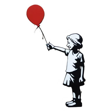 Banksy sticker
