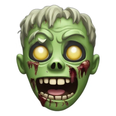 zombie very happy sticker
