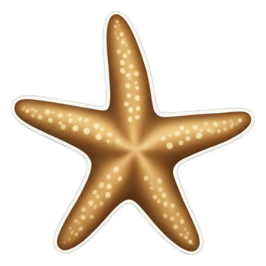 camo starfish  sticker