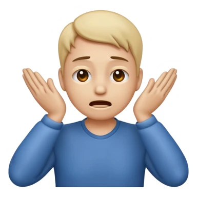 An emoji with hands on their neck and squeezing they looked stressed sticker