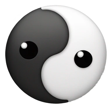 Yin and yang  sticker