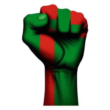 Black Power Fist and “Red and Black and Green”  and “Red Black Green”- Juneteenth - “Freedom is NOT free! It Has a Cost!” sticker