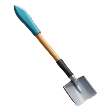 An icon showing archaeological tools like a trowel, brush, and pickaxe placed on sandy ground, with an Egyptian pyramid in the background. The design symbolizes excavation and discovery of ancient history, blending tools and iconic landmarks. Transparent background. sticker