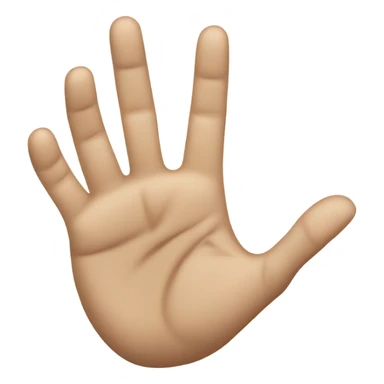 hand gestures but flip it sticker