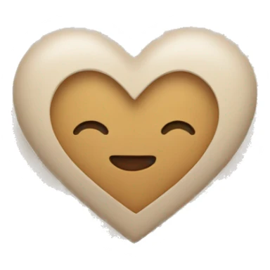Baige heart sticker
