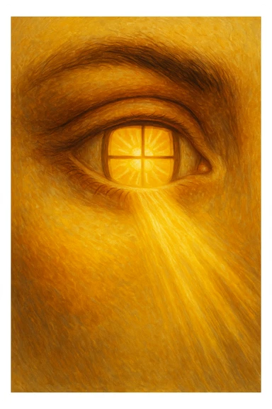 gli occhi sono la finestra da cui entra la vitamina d sticker