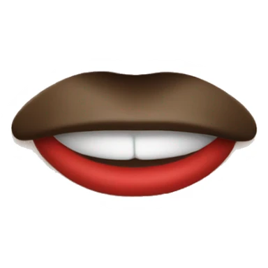 Nose with red liquid sticker