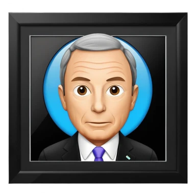 black bloomberg news sticker