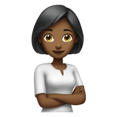 Girl Making money sticker