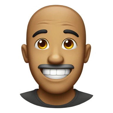 Sarcastic smile sticker