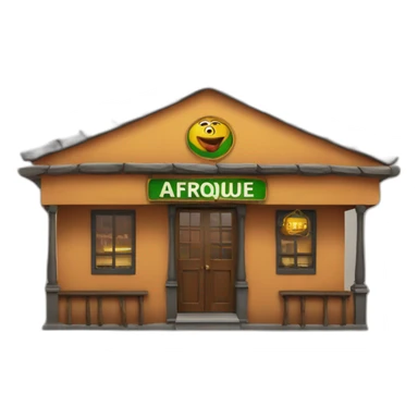 D’Afrique pub sticker