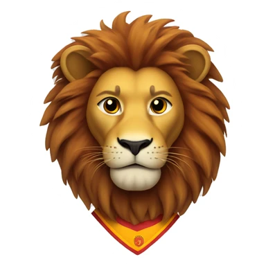 A Lion with a Galatasaray jersey sticker
