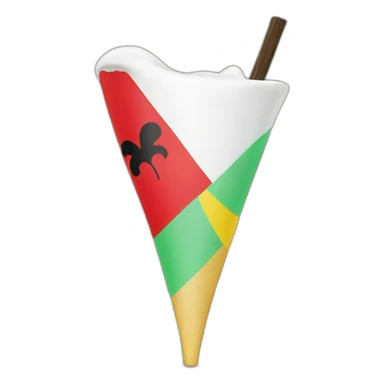 Breizh flag in a pinacolada sticker