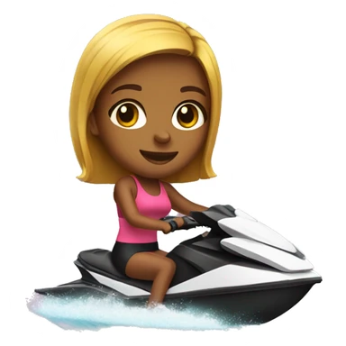 Girl on Jetski sticker