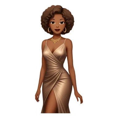 Black woman jazz singer performing outside a jazz club in Paris at night, street lamps, Parisian architecture sticker