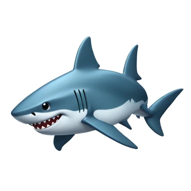 Shark scoring a goal sticker