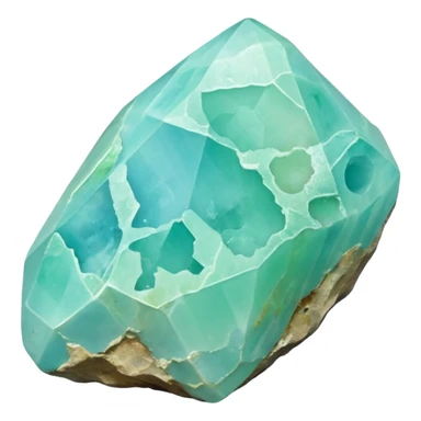 peruvian opal gemstone raw crystal sticker