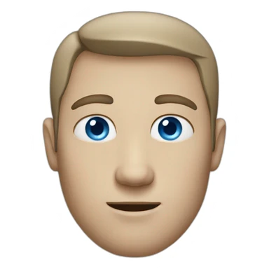 white-man-with-middlepart-and-blue-eyes sticker