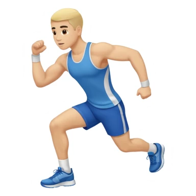 ligth man exercising sticker