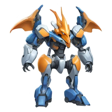 Futuristic Mechanical Medabot-Charizard-Mecha sticker