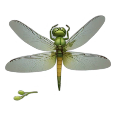 Libellule sans aile sticker