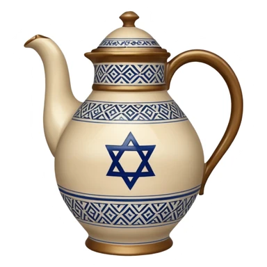 jewish water jug sticker