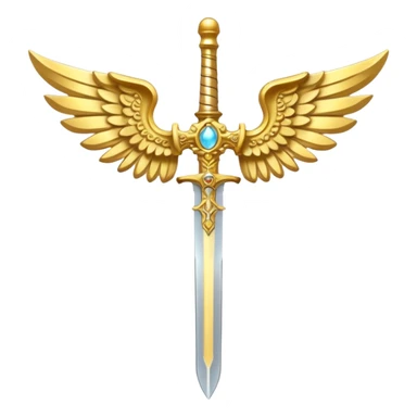 angel sword sticker