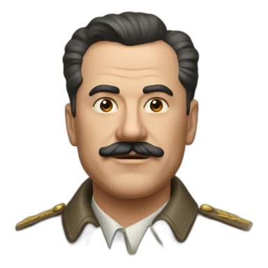 A mix of musk and stalin sticker