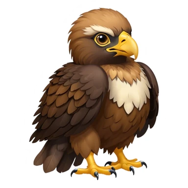 Golden eagle chick  sticker