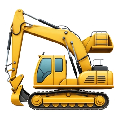 Excavator sticker