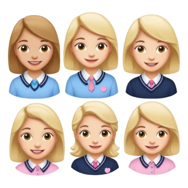 Girls preppy Stickers sticker