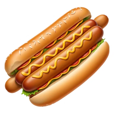 Hotdog sticker