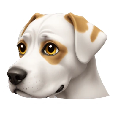 Cão doente sticker