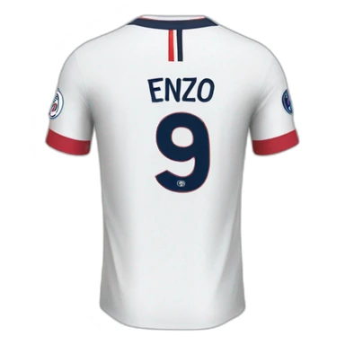 psg-jersey-print-name-enzo-number-9 sticker